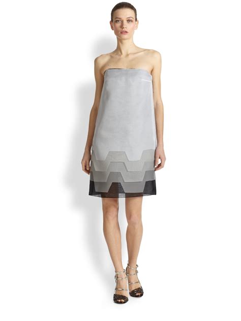 fendi strapless dress|More.